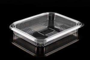 קופסאות שקופות מלבניות עם מכסה